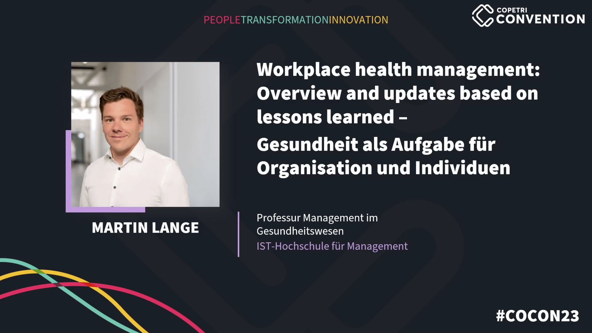 Workplace health management: Overview and updates based on lessons learned – Gesundheit als Aufgabe für Organisation und Individuen